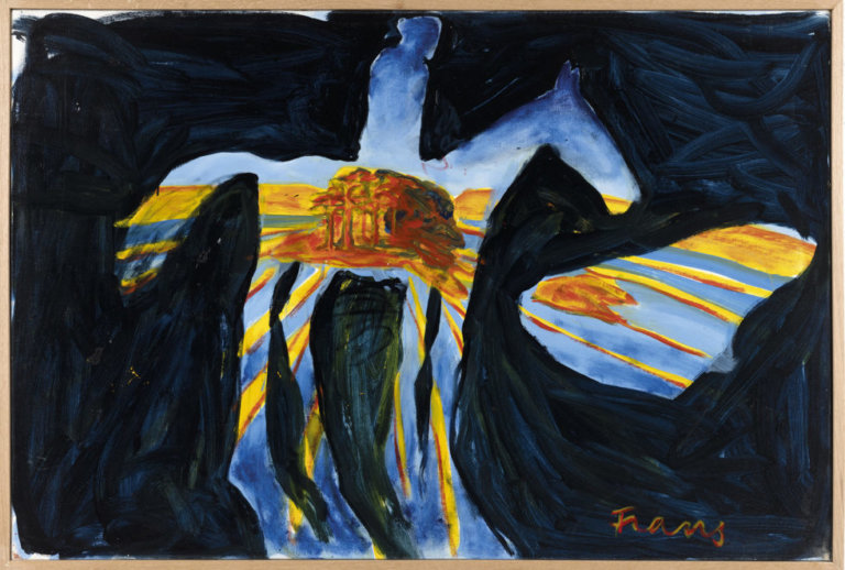 Landscape Rider, 104 x 155 cm, 1988