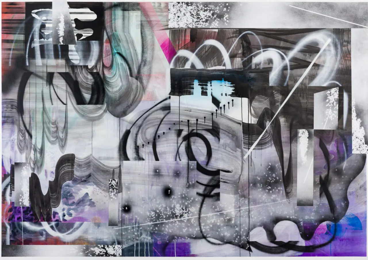 Vinden som blåser gjennom stein, 190 x 268 cm