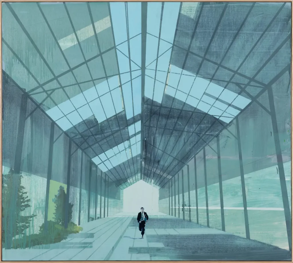 Hangar 2, olje på lerret, 170 x 190 cm