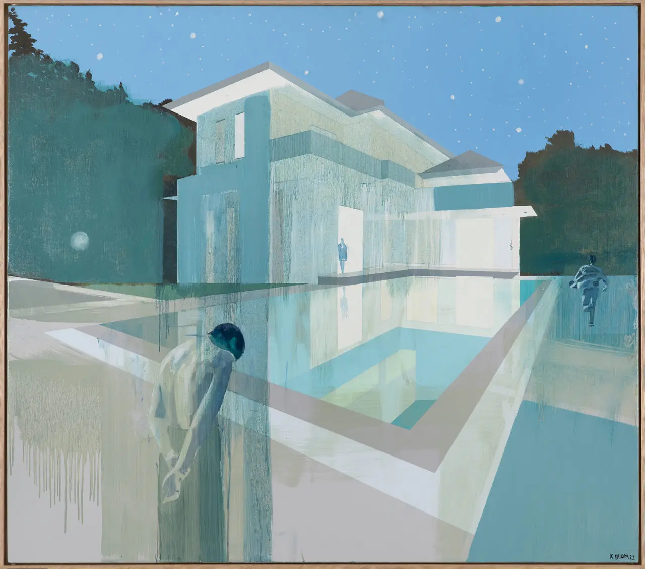 Aknowledge, olje på lerret, 190 x 170 cm