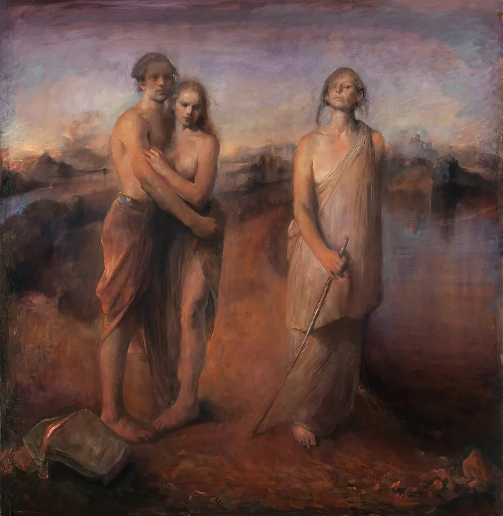 Blind Passing. Olje på lerret.