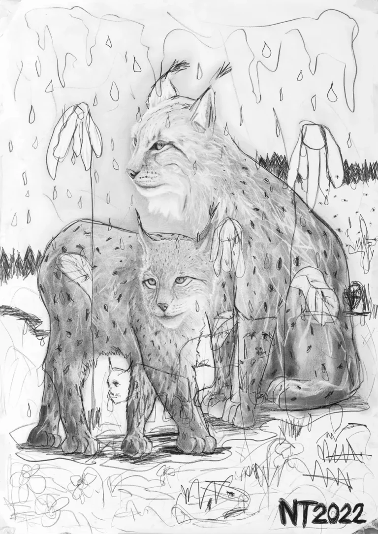 GP, 140 x 100 cm, blyant på papir