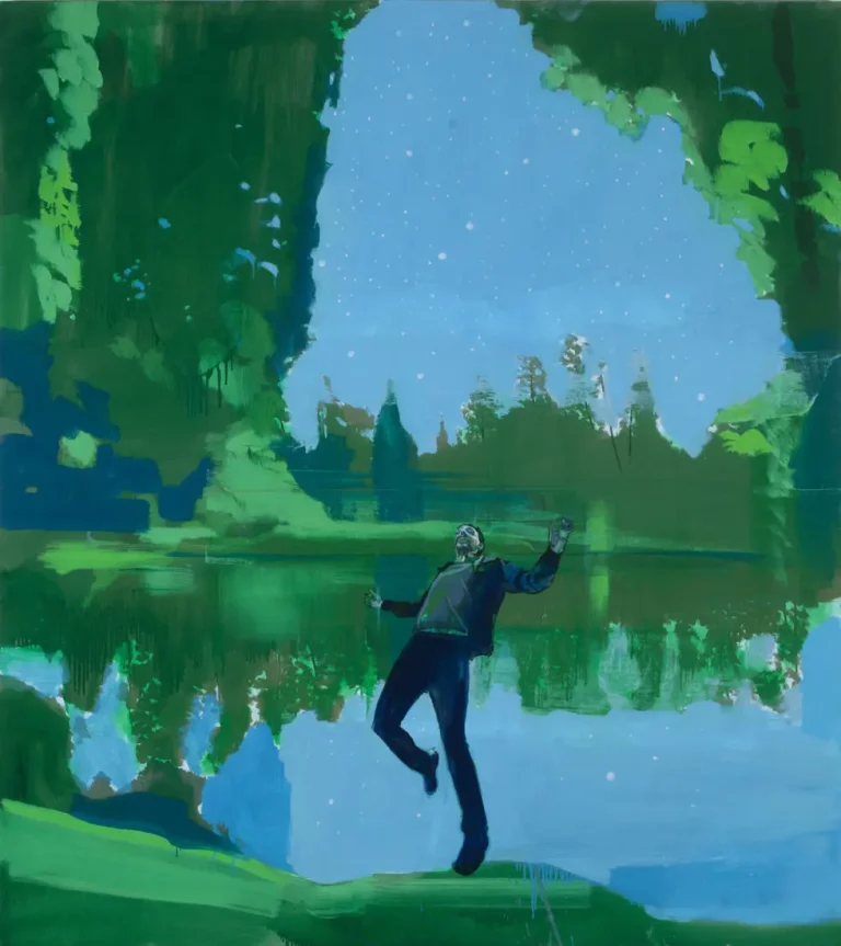 Stumbling, olje på lerret, 190 x 170 cm