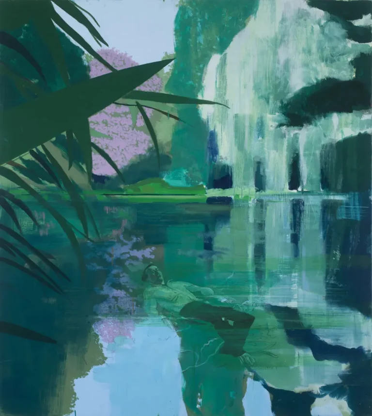 Riverbank, olje på lerret, 190 x 170 cm